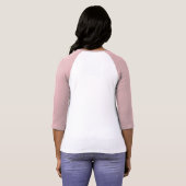 女性は私のボーイフレンド3/4の英雄です! Tシャツ (裏面フル)