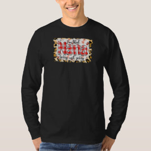 女性は私はナナごめんないLeopard Buffaごめんなさい Tシャツ