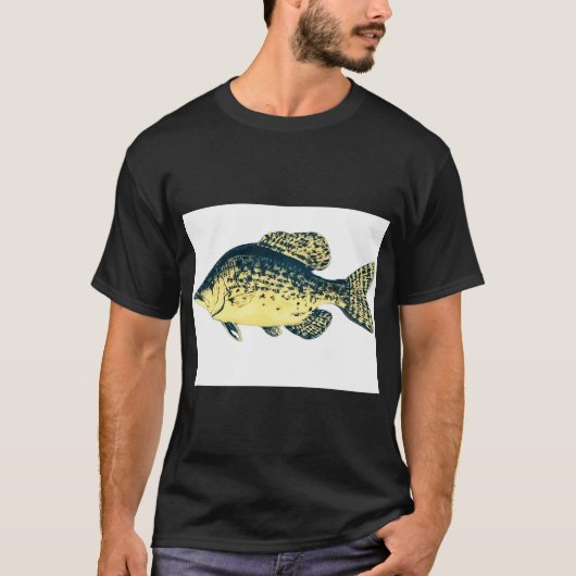 女性は私を欲しがる 魚は私を恐れる Tシャツ (正面)