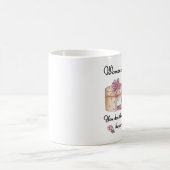 女性は茶葉のマグのようです コーヒーマグカップ (中央)