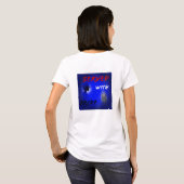 女性は退役軍人ですも! 認識日4月11日 Tシャツ (裏面フル)