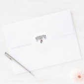 女性は退役軍人も米空軍犬 ラウンドシール (封筒)