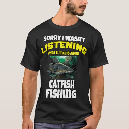 女性は魚が欲しい 私は怖い 私は魚が好き おかしい釣りことば 魚 Tシャツ (正面)