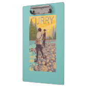 女性は魚釣り-カレー、アラスカ--を飛ばします クリップボード (左)