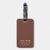 女性は魚釣り- Payetteの川、アイダホ--を飛ばします ラゲッジタグ (裏面縦)