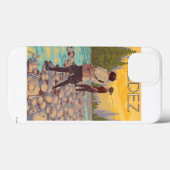 女性は魚釣り- Valdez、アラスカ--を飛ばします Case-Mate iPhoneケース (裏面 (横))