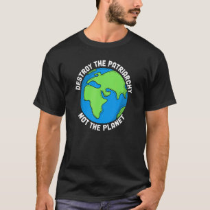 女性はFではなく家父長制を破壊する Tシャツ