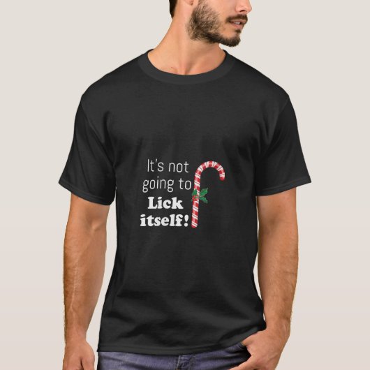 女性はVネックを舐めることはない Tシャツ (正面)