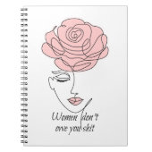 女性はYou Photo Notebookを借りていない ノートブック (正面)