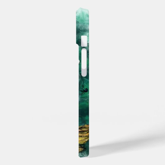 女性ひまわりiPhoneケース Case-Mate iPhoneケース (裏面 / 左)