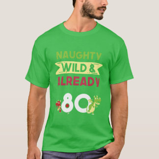 女性へのギフト 80歳の誕生日 辰年の男の子 Tシャツ