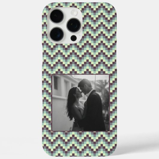 女性へのミニマリストバレンタインギフト チェブロン柄 Case-Mate iPhoneケース (裏面)