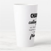 女性への同僚退職祝いギフト カフェラテマグ (正面)