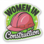 女性への建築シール シール (正面)