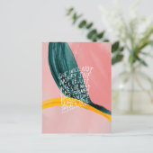 女性への引用文を促す ポストカード (スタンド正面)