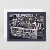 女性への投票 シーズンポストカード (正面/裏面)