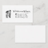 女性への投票 名刺 (正面/裏面)