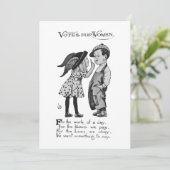 女性への投票 招待状 (スタンド正面)