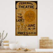 女性へのWPAヴィンテージ連邦劇場ポスター ポスター (キッチン)