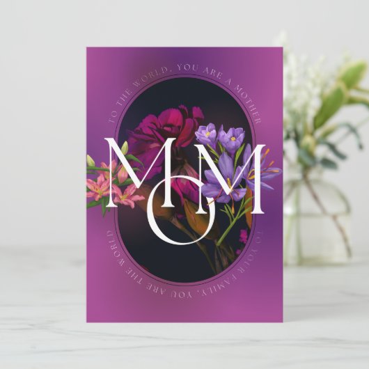 女性へ、世界へ、母の日や誕生日、 シーズンカード (スタンド正面)