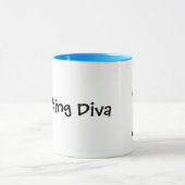 女性または女性のプラムカスタマイズバグ マグカップ (中央)