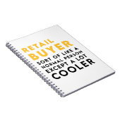 女性または男性の小売購入者へのギフトアイディア ノートブック (右側)