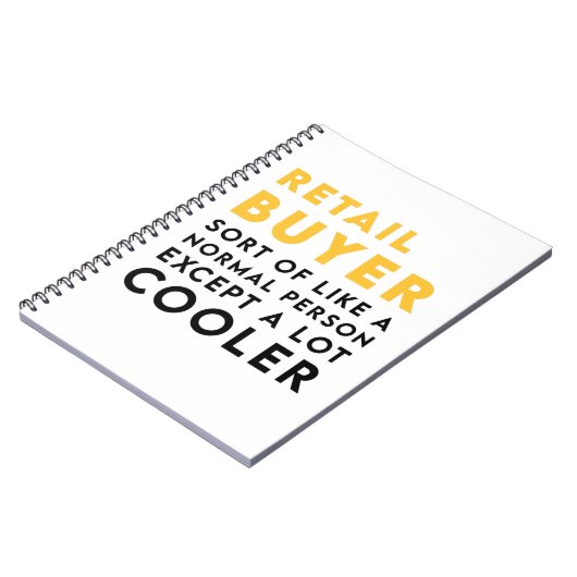 女性または男性の小売購入者へのギフトアイディア ノートブック (左側)