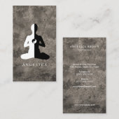 女性めい想名刺 名刺 (正面/裏面)