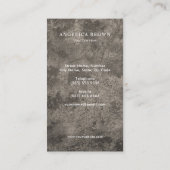 女性めい想名刺 名刺 (裏面)