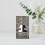 女性めい想名刺 名刺 (スタンド正面)