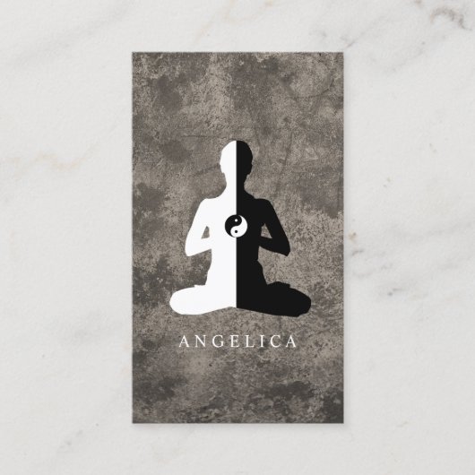 女性めい想名刺 名刺 (正面)