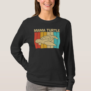 女性や女子のためのクールなタートル 海亀 水生 動物 Tシャツ