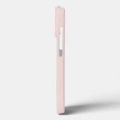 女性らしいセリフ体モノグラム名シンプルなピンクの大人っぽいデザイン Case-Mate iPhoneケース (裏面 / 左)