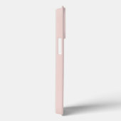 女性らしいセリフ体モノグラム名シンプルなピンクの大人っぽいデザイン Case-Mate iPhoneケース (裏面 / 右)