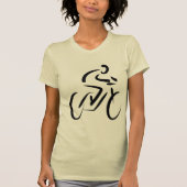 女性らしいドゥードルハートTシャツ - アーティスティックスケッチ Tシャツ (正面)