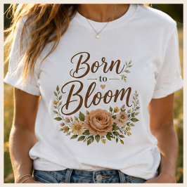 女性らしいナチュラルなデザインのグラフィックTシャツ Tシャツ