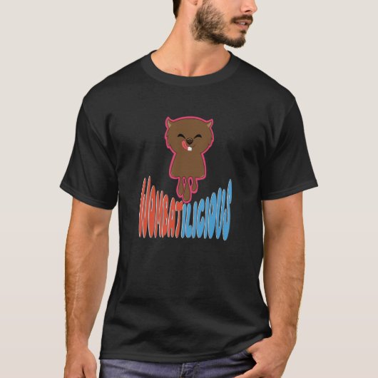 女性らしい可愛い野生動物の齧歯動物 Tシャツ (正面)