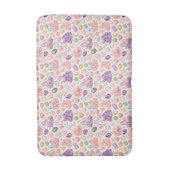 女性らしい宝石シームレス パターン バスマット (正面縦)