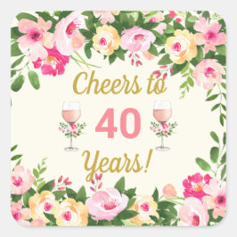 女性らしい チェアーズ 誕生日 ご褒美 タグ シール