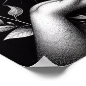女性らしさと植物のタッチが融合したラディアントサン ポスター (角)