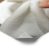 女性を受け取る足マッサージと油 ポスター (角)