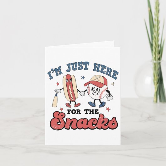 女性を愛する人たちによる軽食を求めて来ただけだ カード (正面)