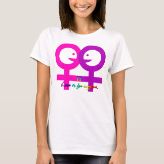 女性を愛する女性 Tシャツ