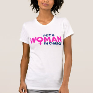 女性を担当 – 女性社長 Tシャツ