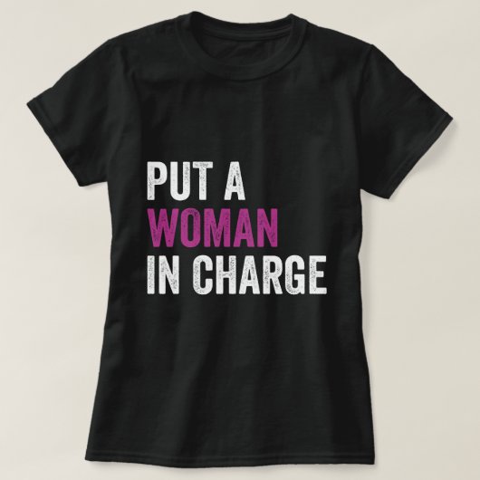 女性を担当» POTUS女性社長2024 Tシャツ (デザイン正面)