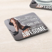 女性を持ち上げる素晴らし-トレーニングやる気を起こさせる コースター (左側)