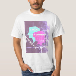 女性を探している男性 Tシャツ