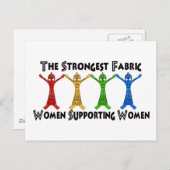 女性を支えている女性 ポストカード (正面/裏面)