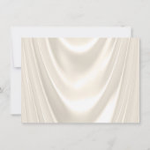 女性アイボリー金ゴールド誕生日パーティーサンキューカード サンキューカード (裏面)