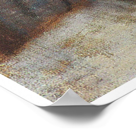 女性アイロン掛け、c.1884-86、エドガー・デガス ポスター (角)